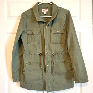 Arizona Women's Utility Military Style Jacket | Medium | Olive Green